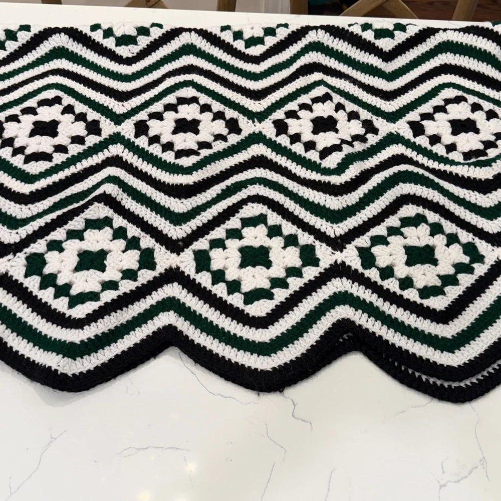 Philadelphia Eagles handmade crochet afghan